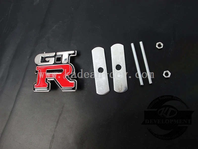 Gtr Auto Kuhlergrill Abzeichen Logo Emblem Fur Skyline R32 R33 R34 R35 Gt R Badge Paint Badge Keychainbadge Accessories Aliexpress