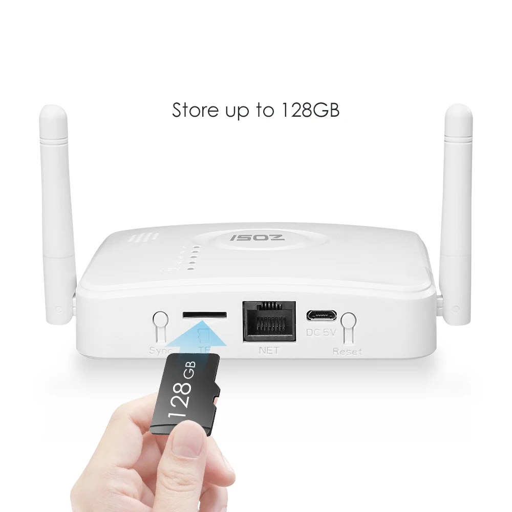 Камера видеонаблюдения системы безопасности ZOSI 1080P Wi Fi мини NVR беспроводная ip