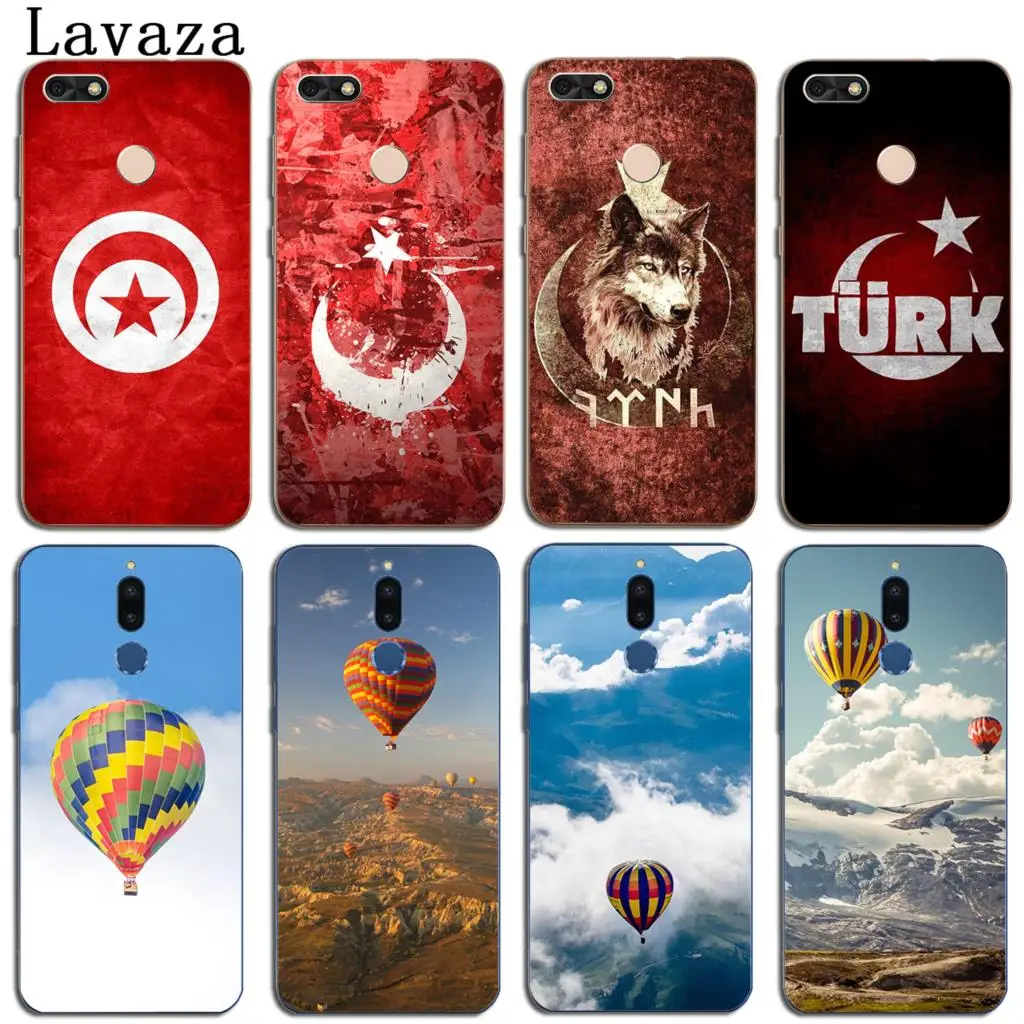Чехол для воздушного шара с турецким флагом Wolf Huawei Y9 Y7 Y6 Prime Nova 5I 4 3i 3 2i Honor 20 10 8X 8C 8 9X