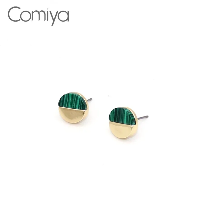 Comiya Brand Simple Stud Earrings For Women Zinc Alloy Boucle D'Oreille Statement Jewelry Earring Aretes De Mujer Wholesale | Украшения