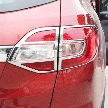 

WELKINRY car auto cover For Ford Everest 2016 2017 Endeavour ABS chrome front head lamp headlight tail rear light taillight trim