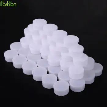 

Portable 50pcs 50g Mini Refillable Bottles Cosmetic Empty Cosmetic Jar Pot Eyeshadow Face Cream Container Box Medical Plastic