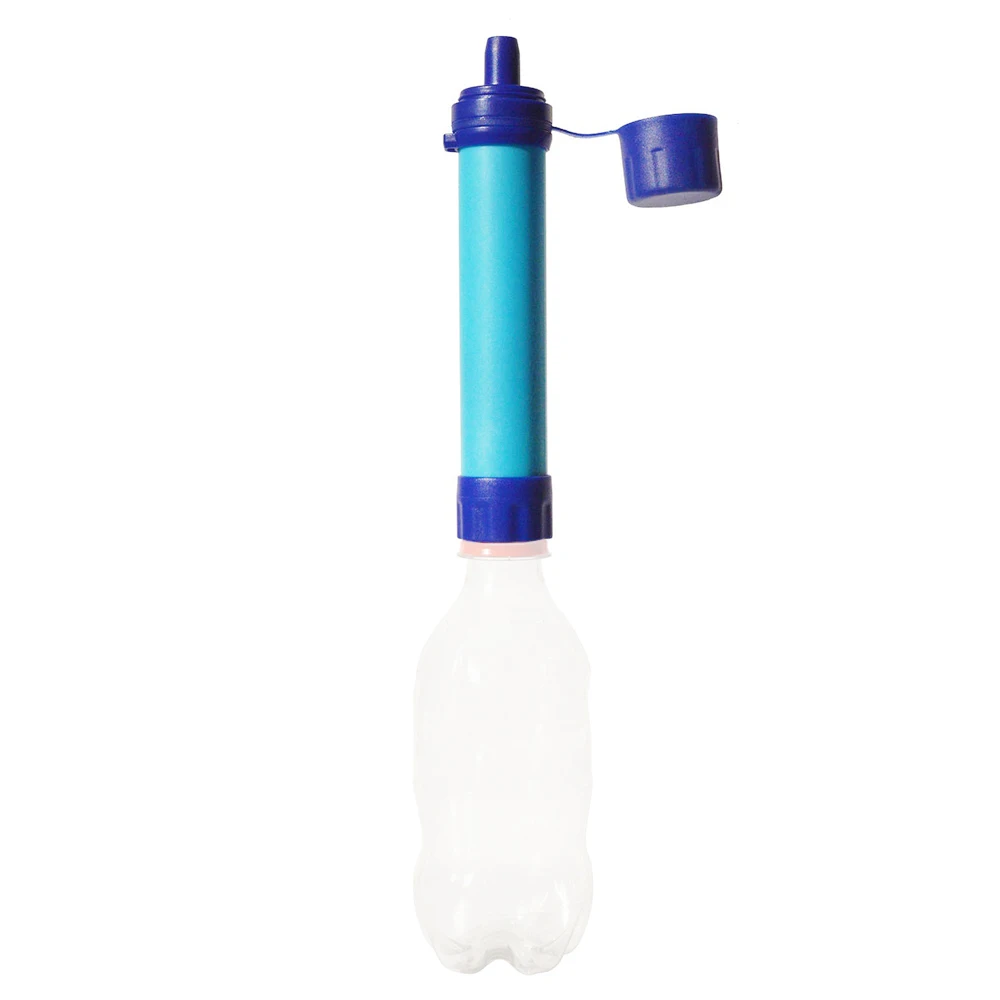 

Outdoor Survival Tool Water Filter Straw Water Filtration System Water Purifier for Emergency Camping Traveling Backpacking