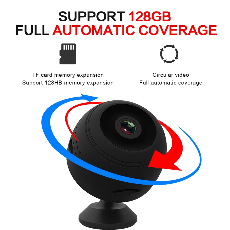 Оригинальный V1 PRO P2P IP Mini Cam wifi камера FULL HD 4 K 1080 P ночное видение Обнаружение