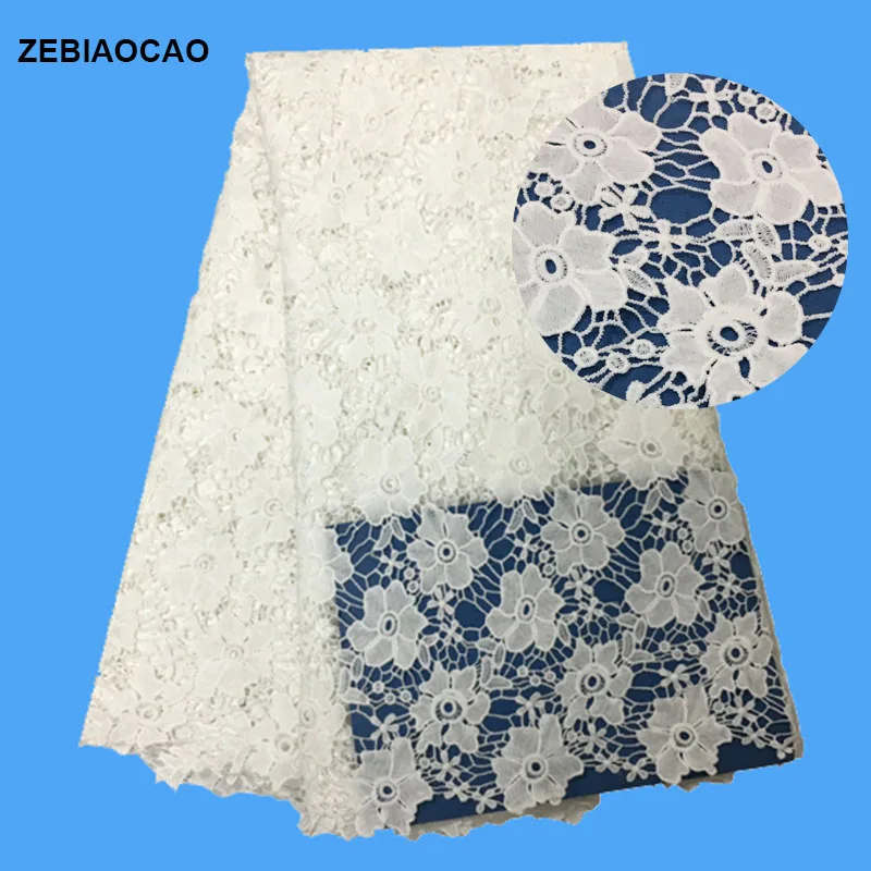 

wholesale!African Lace Fabric 2018 High Quality African Tulle Lace Fabric With Sequins French Net Lace For Women Dress New white