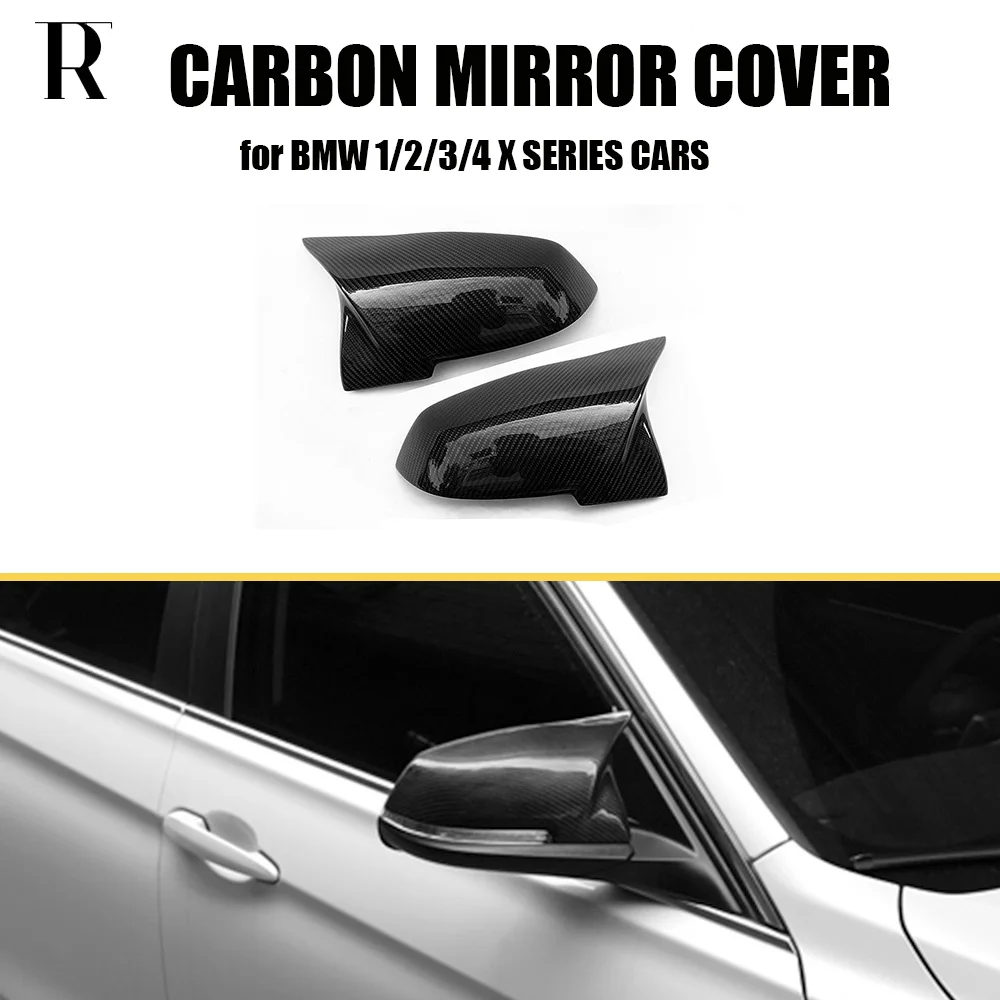 Чехол для зеркала заднего вида BMW 1 2 3 4 Ser F20 F21 F22 F87 M2 F23 F30 F32 F34 F36|side mirror cover|mirror capscarbon