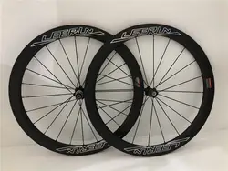 LEERUN 700c дорожный велосипед 50 мм довод гонки углерода колёса базальтовая тормозная поверхность шестерни комплект совместим с Shimano Compaglon