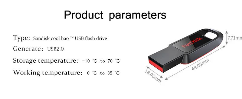 SanDisk CZ61 USB флеш-накопитель 128 Гб 64 ГБ 32 ГБ 16 ГБ Черный флеш-накопитель USB 2,0 Флешка флеш-накопитель Профессиональный u-диск