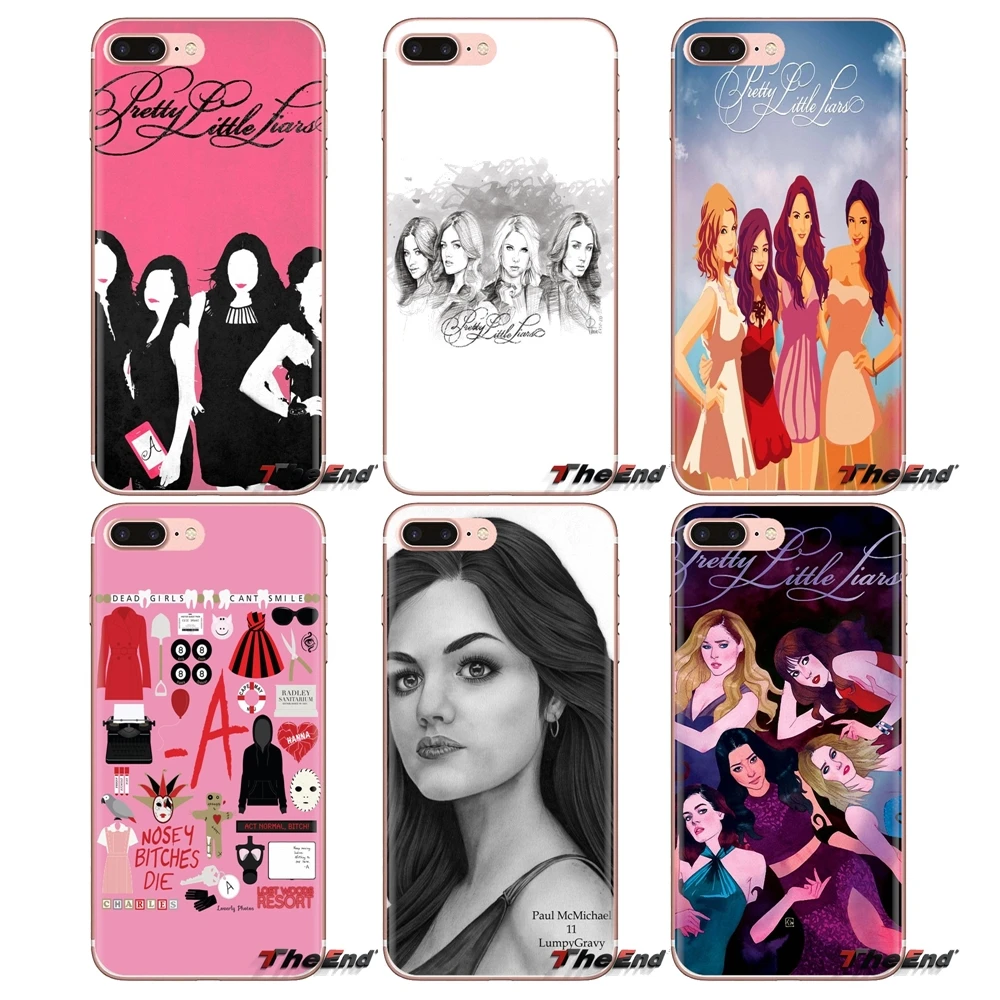 PLL Pretty Little Liars art Poster для Xiaomi Redmi 4A S2 Note 3 3S 4 4X 5 Plus 6 7 6A Pro Pocophone F1 TPU Прозрачный
