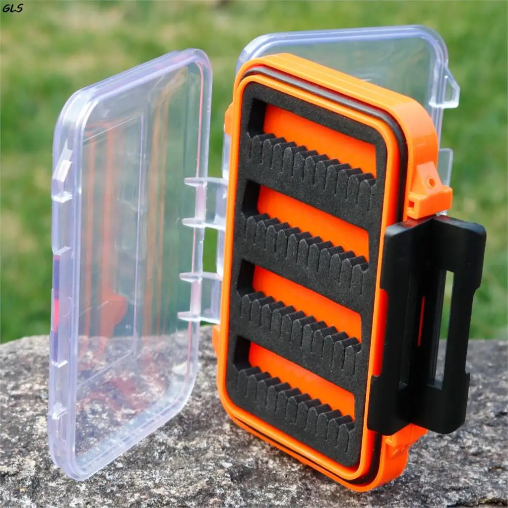 

Double Side Lures Boxes Foam Waterproof Storage Bait Hook Box Accessories Box Hook Box Small and exquisite