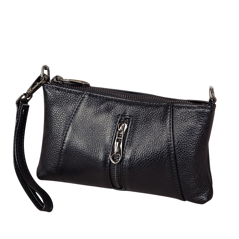 

Genuine Leather Clutch Bag Women's Handbags Fashion Shoulder Bag Female Party Clutch Purse Luxury Crossbody Bags Phone Pouch