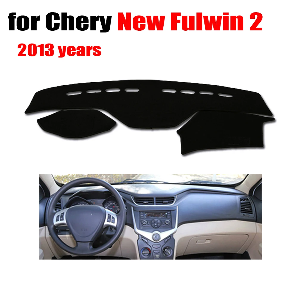 Автомобильный коврик для приборной панели RKAC Chery New FULWIN 2 2013 лет левосторонний