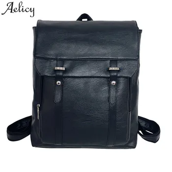

Aelicy MEN Backpack @@ Vintage England Unisex school bag Travel Large Capacity women Backpack mochila feminina 2020 drop ship