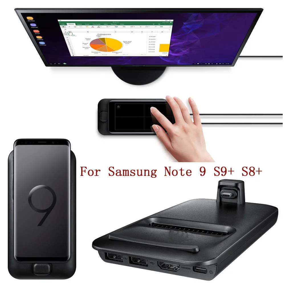 HDMI DEX Pad EE-M5100 настольная зарядная док-станция для Galaxy Note 8 9 S9 + S8 высокое качество