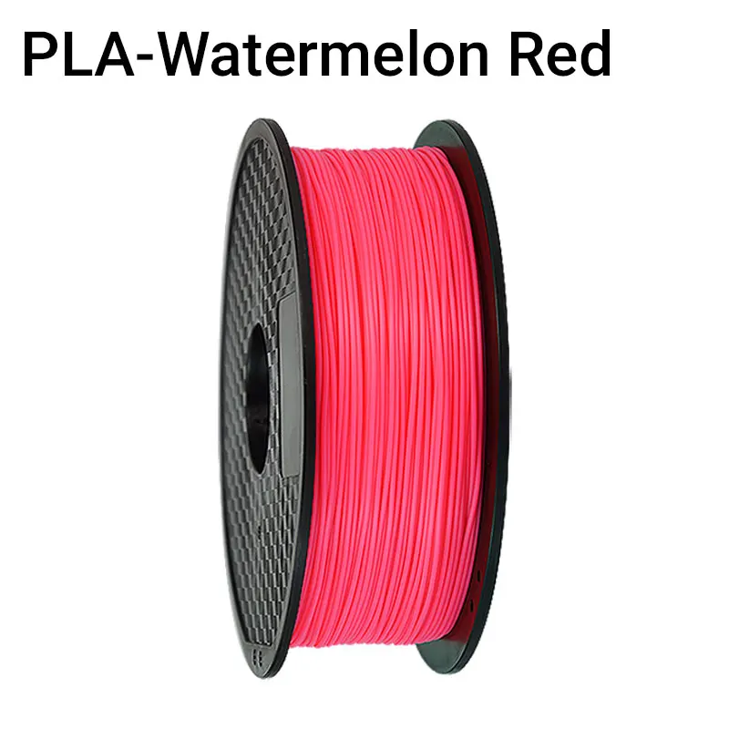 TOPZEAL 3D принтер PLA Филамент 1.75мм Филамент мерная точность+/-0.02мм 1кг 343м 3D печатный материа Русский склад в Москве - Цвет: Watermelon-Red