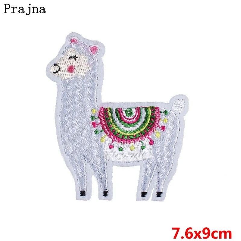 Prajna Cartoon Unicorn Planet Things Iron On Patches For Clothing Embroidery Stripe On Clothes Cute DIY Sequin Applique Badge 