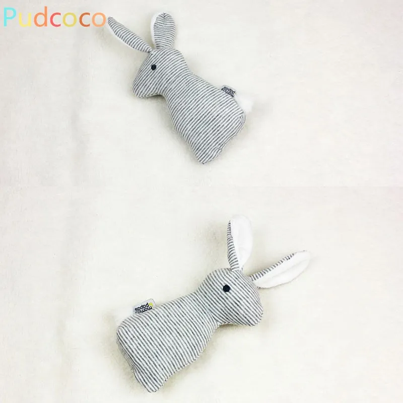 

Baby Toddler Infant Kids Soft Animal Toy Rattle Bed Development Hand Plush Toy