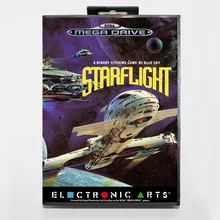 Starflight игровой картридж 16 бит MD игровая карта с розничной коробкой для sega Mega Drive для Genesis