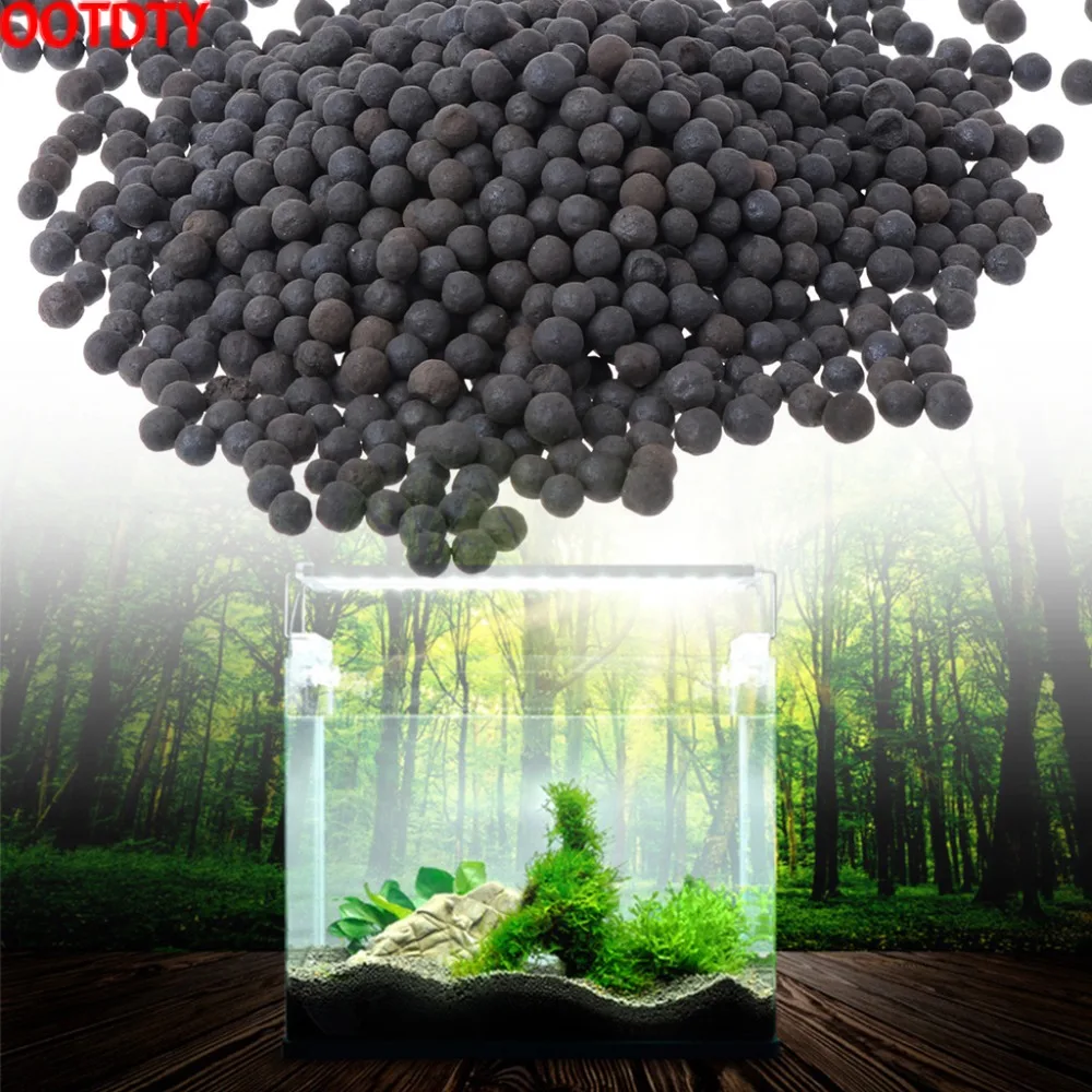OOTDTY Aquarium Sand Black Beauty Fish Tank Substrate