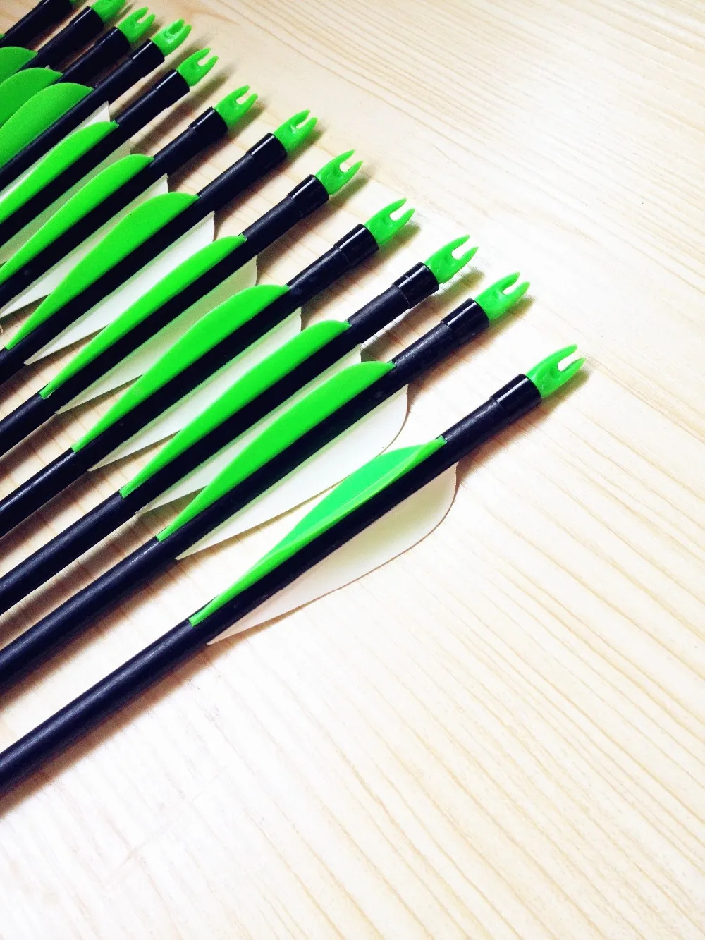 Buy 12pcs/pack,Fiberglass Arrow,Nock Proof,Plastic