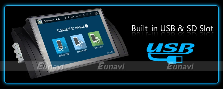 Perfect Eunavi Quad Core 9 inch Android 9.0 PC 1 Din Car Radio GPS Radio Stereo For BMW E53 E39 X5 Support TV 3G WiFi OBD DVR Bluetooth 23