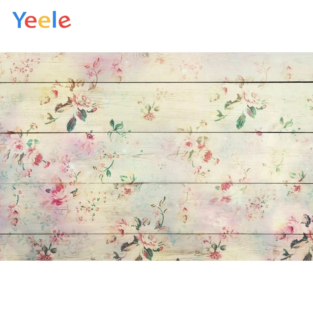 

Yeele Printed Flora Wooden Backdrops Cake Baby Portrait Photography Background Customized Photographic Backdrop For Photo Studio