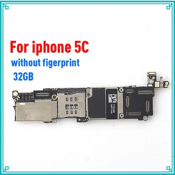 

32GB 100% original motherboard for iphone 5C unlocked mainboard IOS system logic board good working main plate for Apple 5C