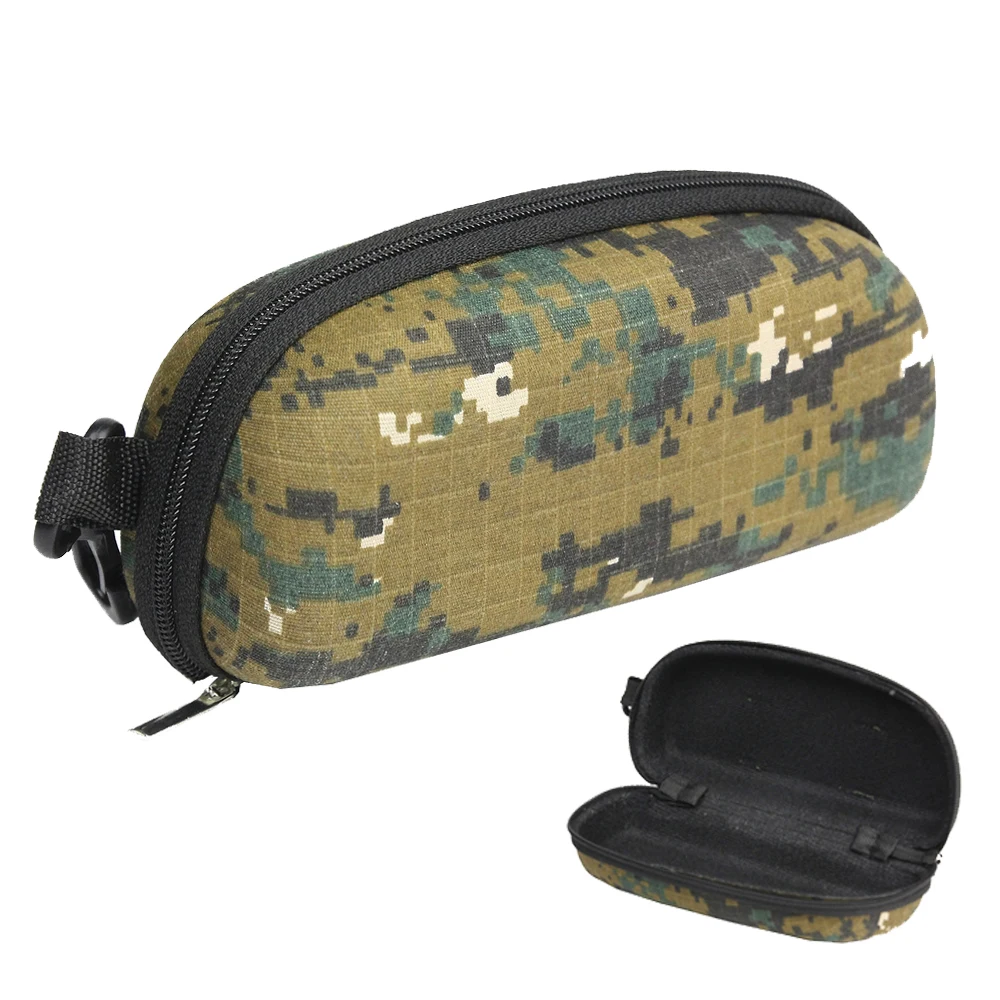 

Tactical EVA Sunglasses Box Case Camouflage Molle Portable Zipper Sunglasses Bag Glasses Protector Outdoor Bags for Traveling