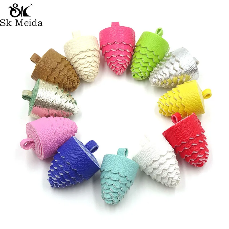 30pcs PU Pine Nuts Design Tassels For Jewelry Diy 35mm Bag Charms Keychain Pendants Cellphone Straps Accessories ST-29 30pcs PU Pine Nuts Design Tassels For Jewelry Diy 35mm Bag Charms Keychain Pendants Cellphone Straps Accessories ST-29