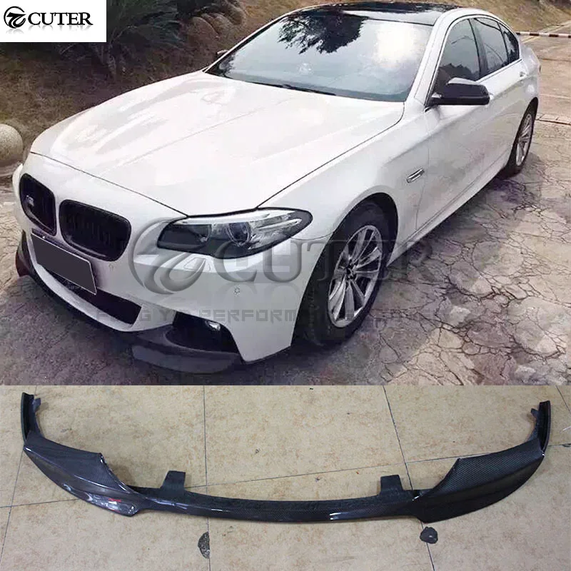Для BMW F10 5 series 525i 530i M5 M TECH бампер из углеродного волокна передний спойлер