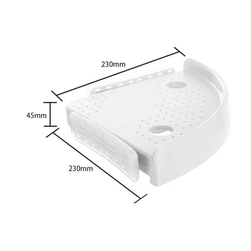 Новая защелкивающаяся угловая полка для ванной комнаты, настенный угловой держатель для хранения, стойка, не маркая полка с крючками, простая установка