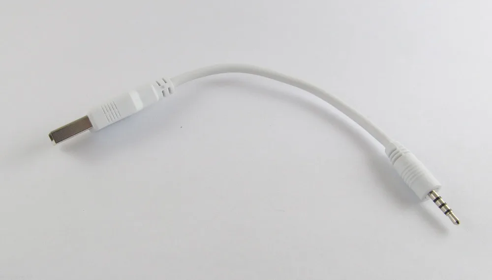 10 шт. штекеры USB A на 2 5 мм для iPod MP3 MP4 белые 15 см | Электроника