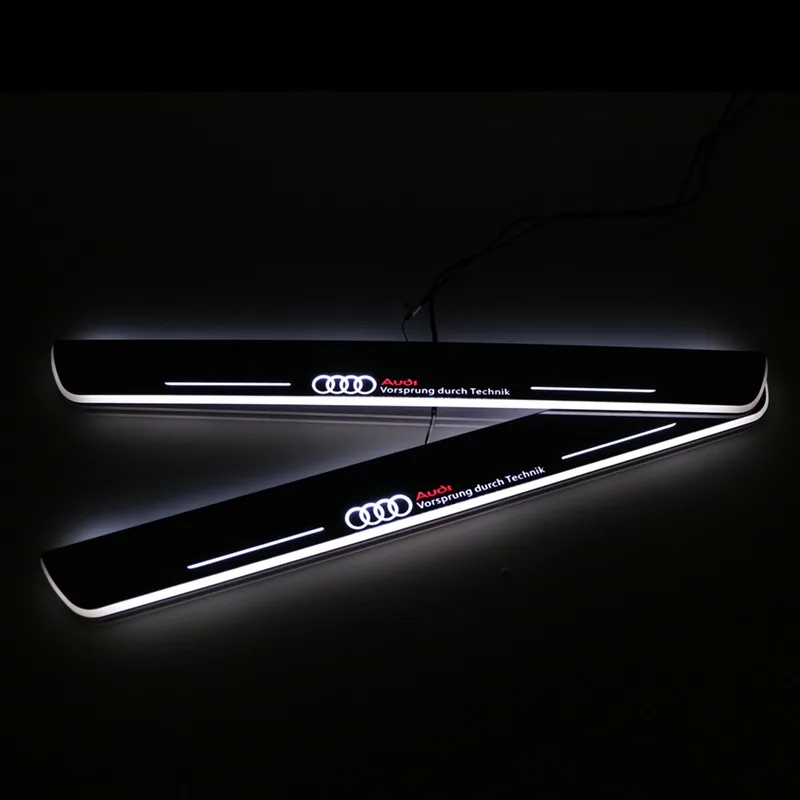 Led Door Sill For Audi A3 S3 Coupe Convertible 2014 2015 Led Moving Light  Door Scuff Plate Welcome Pedal Accessories - Car Light Assembly - AliExpress