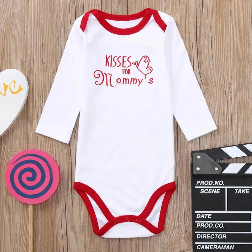

Popular Toddler Infant Baby Boys Girls Clothes Kids Cloth Long Sleeves Letter Print Romper Jumpsuit Children's Clothing Costumes