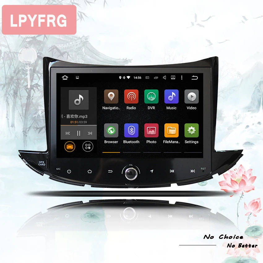 Sale 8" Android 9.0 Octa 8 Core Car DVD Player For Chevrolet Trax 2017 2018 4GB RAM+64GB ROM GPS Navi Radio Stereo WIFI TPMS DAB+ 3
