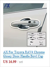 AX для Toyota RAV4, хромированный противотуманный светильник на передний бампер, противотуманный светильник, накладка, отделка, молдинг, ободок, вставка, кольцо, 2 шт., 2013