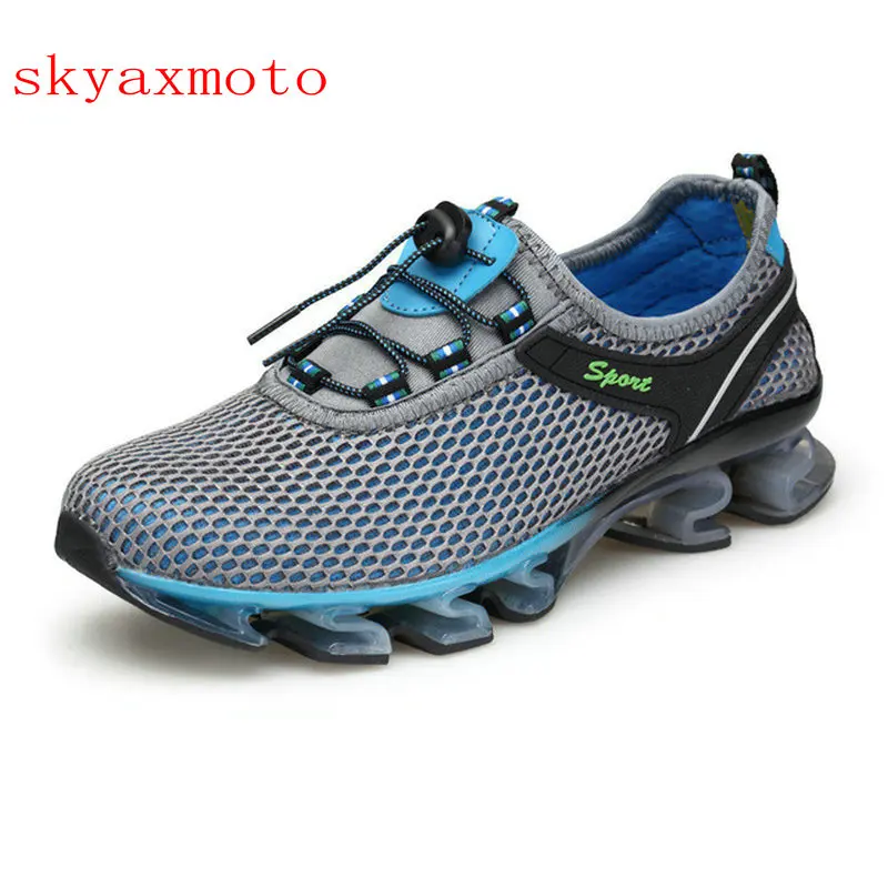 Skyaxmoto марка 2017 новые кроссовки амортизацию дышащая прогулочная Бег открытый спорт мужской кроссовки профессиональные Athleti