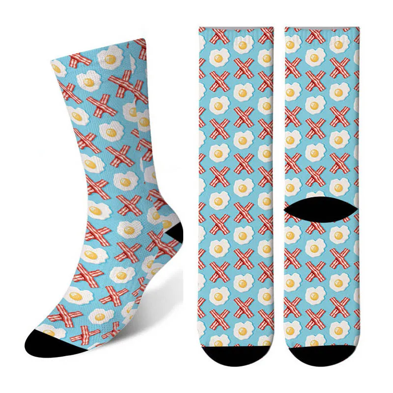 Новые унисекс Мужские носки хлопковые повседневные Harajuku Счастливые Носки Подарки для женщин носки с принтом короткие художественные забавные носки 6S-ZWL14