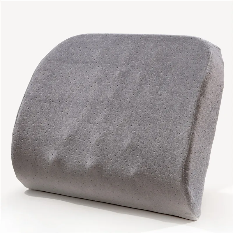 Memory foam car back pillow Massage lumbar support off Stress Pain & Ache Relief for Lower Back & Posture Black breathable oro facial pain not just tooth ache