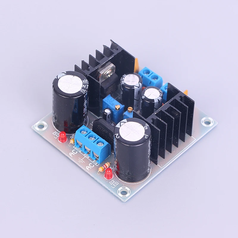 AC/DC 12V 24V LM317 LM337 отрицательная двойная мощность линейный регулятор напряжения