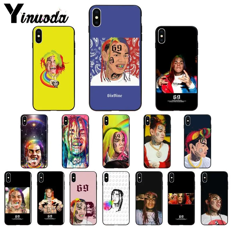 11pro MAX хип-хоп рэппер Tekashi 69 6ix9ine Новинка чехол для телефона Fundas iPhone 8 7 6 6S Plus X XS 5 5S SE XR