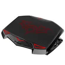 Кулер для ноутбука, охлаждающая подставка для ноутбука охлаждающий коврик с 3 бесшумными вентиляторами USB питание Регулируемая подставка для крепления для портативных ПК 10 ''-16''