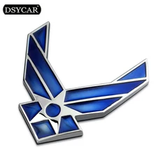 DSYCAR 3D Metal US Air Force Car sticker Logo Emblem Badge Car Styling for Fiat Bmw Ford Honda volkswagen Audi toyota opel DS VW aliauto car styling umbrella corporation car sticker sports mind eyelid decal for bmw ford focus vw polo skoda golf audi opel