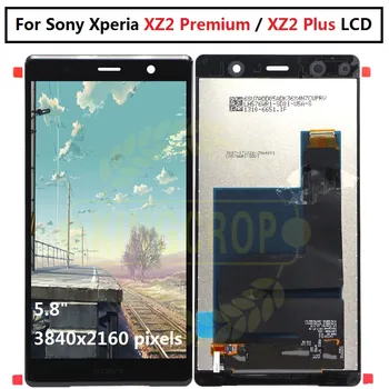 

5.8 inch 3840x2160 LCD For Sony Xperia XZ2 Premium Dual H8166 LCD Display Touch Screen Digitizer XZ2 For Sony XZ2P LCD Screen