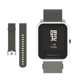 

2019 newest wrist strap for AMAZFIT Youth Version smartwatch with 20mm width silicone colorful Replacement belt for amzfit