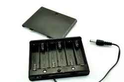 2 шт. АА батареек DIY провода AA * 6/8 коробка с корпус батареи DC головы