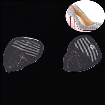 

1 Pair/2pcs Arch Support Cushion Half Insole Silicone Gel Front Feet Shoe Pads Reusable Cushion Massage Foot Care Tool Shoe Pads