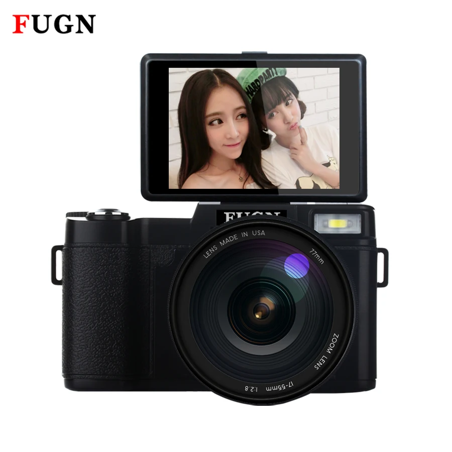 

FUGN Digital Camera Video Recorder Cam Portable Mini Cam Micro Camera 24MP 720P with 3.0" TFT Screen CMOS Sensor Anti Shake