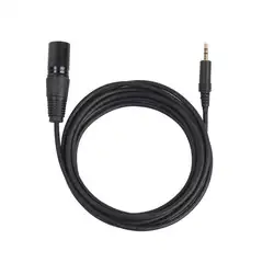 ZO 02 XLR микрофонный кабель аудио кабель Запись Черный дропшиппинг. Эксклюзивные