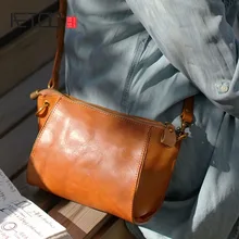AETOO British retro handmade cowhide leather one shoulder diagonal back diagonal bag casual small ladies female dumplings packag AETOO British retro handmade cowhide leather one shoulder diagonal back diagonal bag casual small ladies female dumplings packag